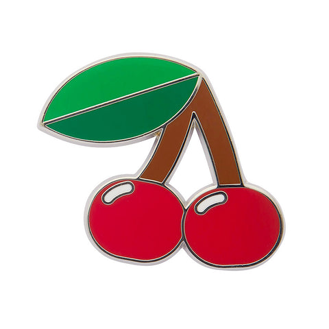 Fruit Salad Cherries Enamel Pin