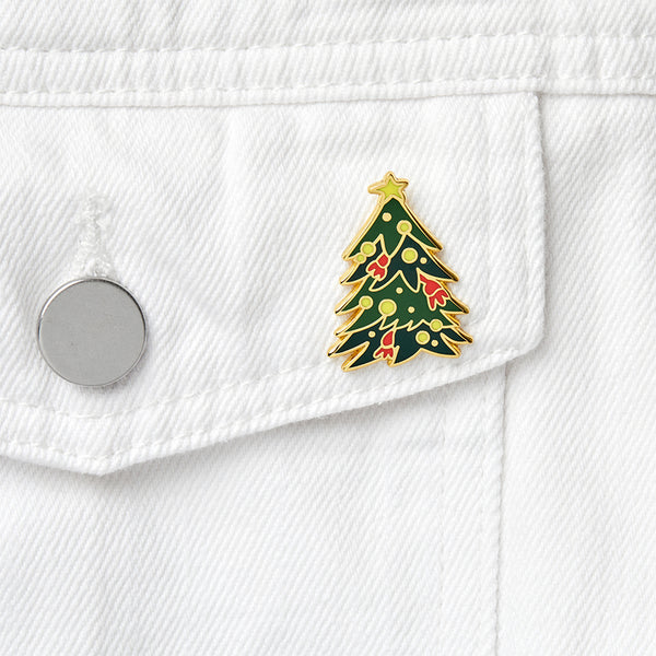 Yuletide Timber Enamel Pin