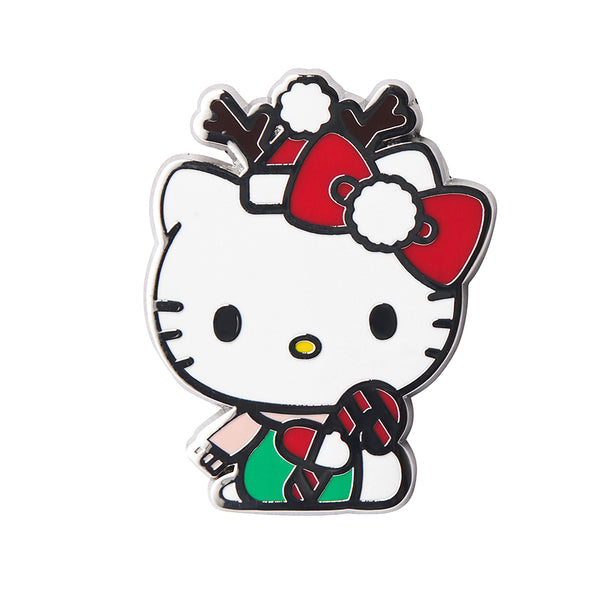 Candy Cane Treat Enamel Pin