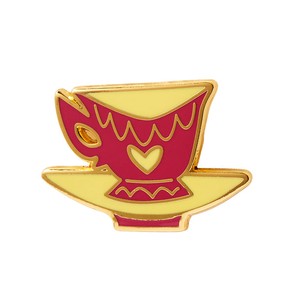 Mad Hatter's Tea Party Cup Enamel Pin