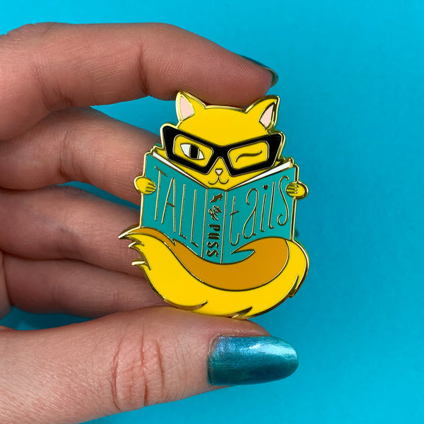 Tall Tails Enamel Pin