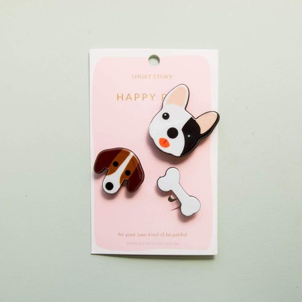Happy Pins Set - Dog