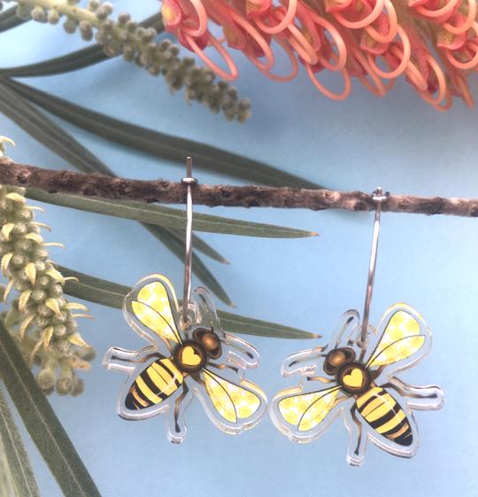 Bee Earrings