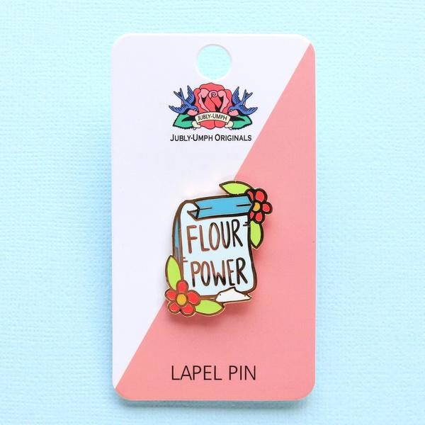 Flour Power Lapel Pin