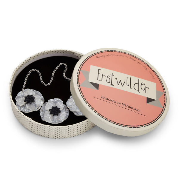 Poppy Field Necklace - White