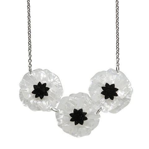 Poppy Field Necklace - White