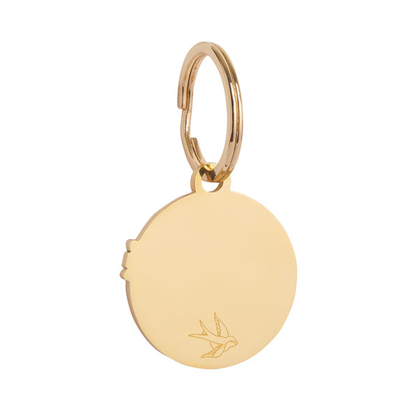 A Shot Through the Heart Enamel Pet Charm