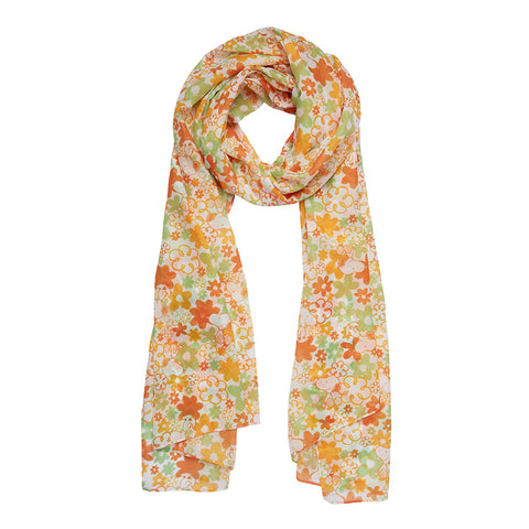 Snoopy Floral Large Neck Scarf