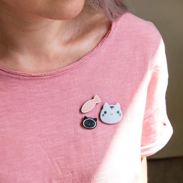 Happy Pins Set - Cat