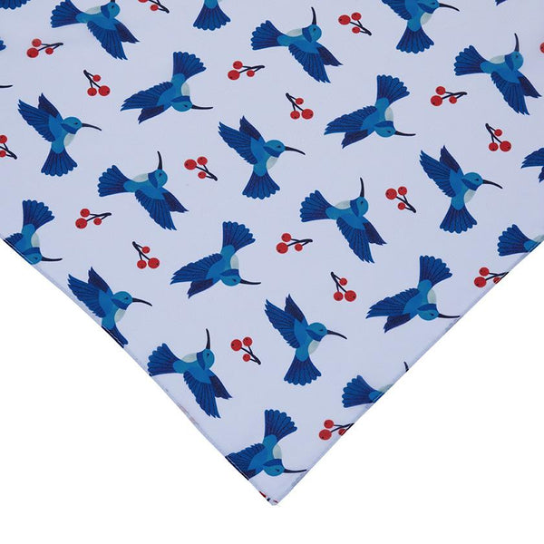 Hyacinth Hummingbird Head Scarf