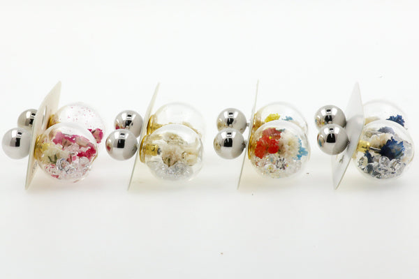 Fantasy Bubble Earrings Confetti Gold