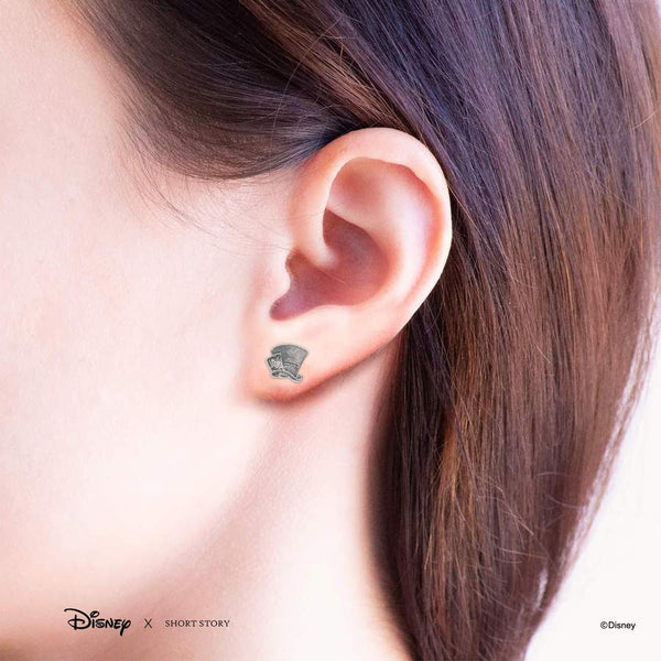 Mad Hat and Teacup Disney Earrings - Silver
