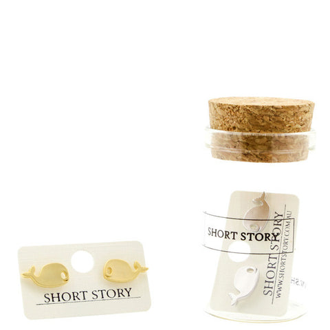 Funky Play Earrings Whale Gold