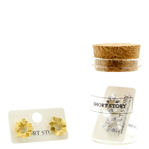 Funky Play Earrings Fire Ring Gold