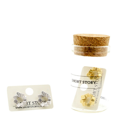 Funky Play Earrings Fire Ring Silver