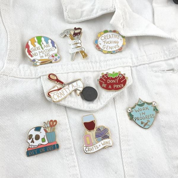 DIY Or Die! Lapel Pin