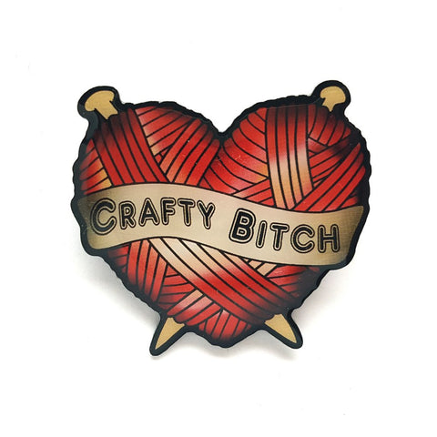 Crafty Bitch Brooch