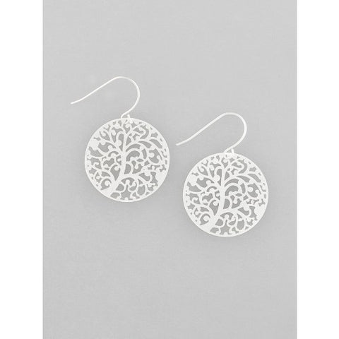 Silver Mini Whomping Willow Earrings