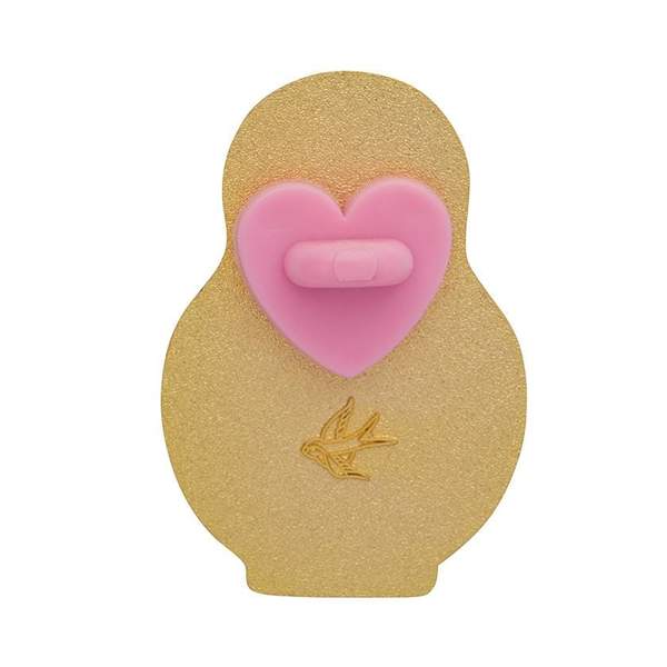 Matryoshka Memories Large Enamel Pin