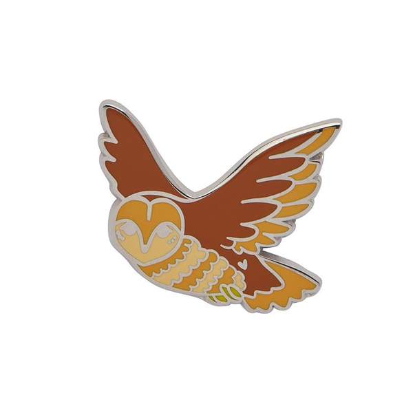 Obsequious Owl Enamel Pin