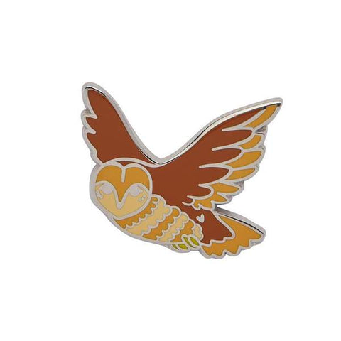 Obsequious Owl Enamel Pin