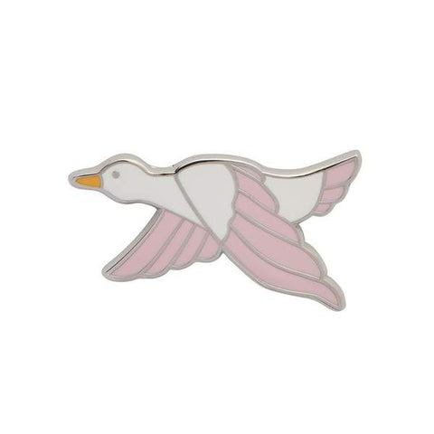 Dancing Duck Enamel Pin