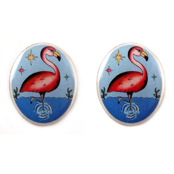 Flamingo Studs