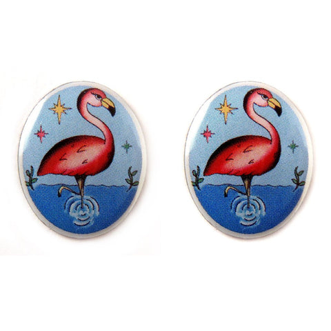 Flamingo Studs