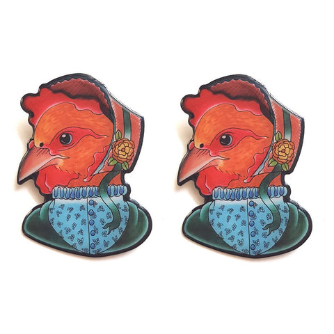 Jane Austhen Stud Earrings