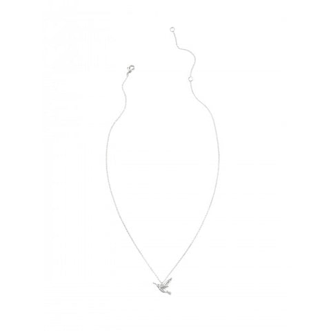 Silver Hummingbird Necklace