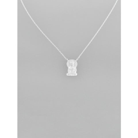 Silver Buddha Necklace