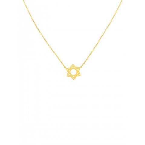 Gold Lotus Necklace