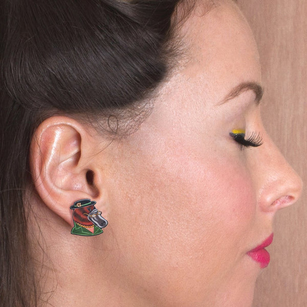 P.L.Atypus Travers Stud Earrings