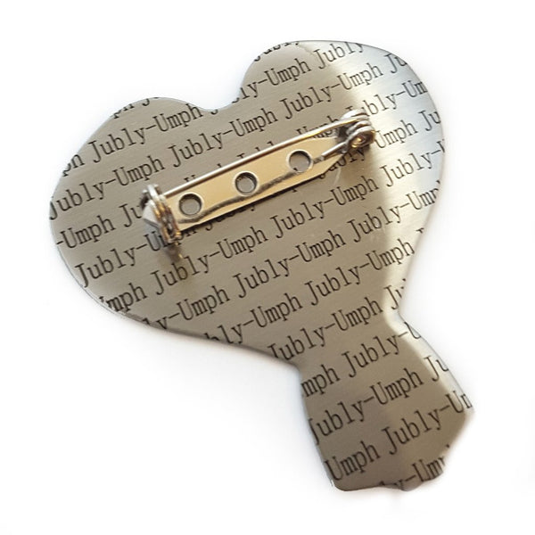 Tape Measure My Love Brooch