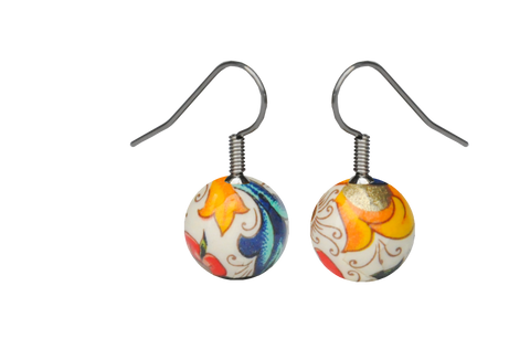 Tropical Oasis Paper earring