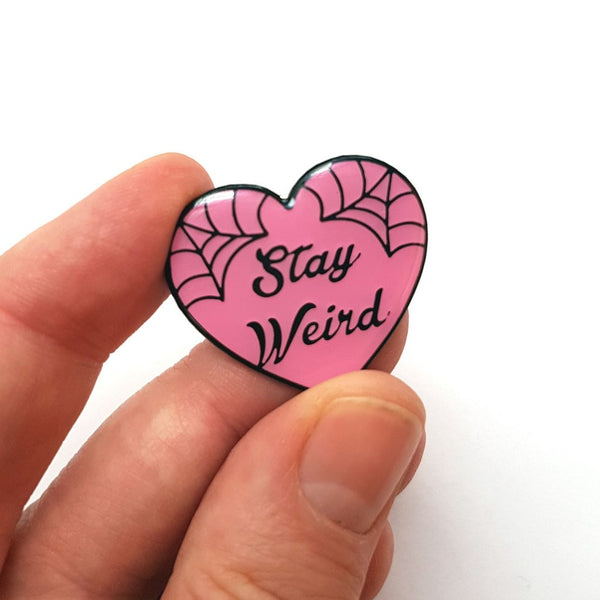 Stay Weird Lapel Pin