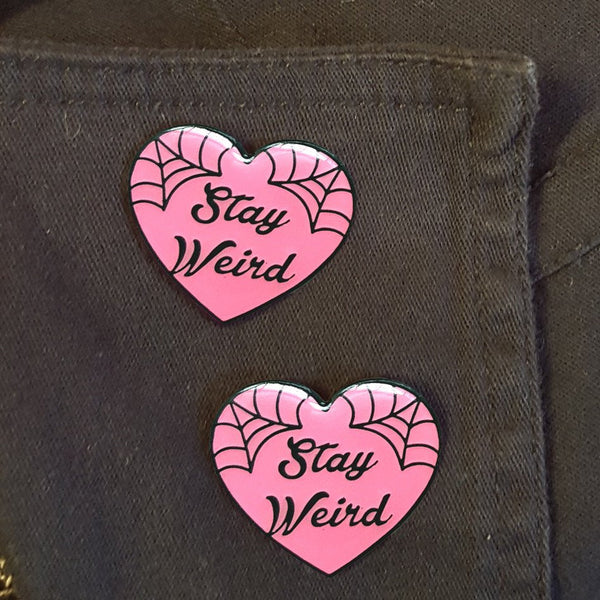 Stay Weird Lapel Pin