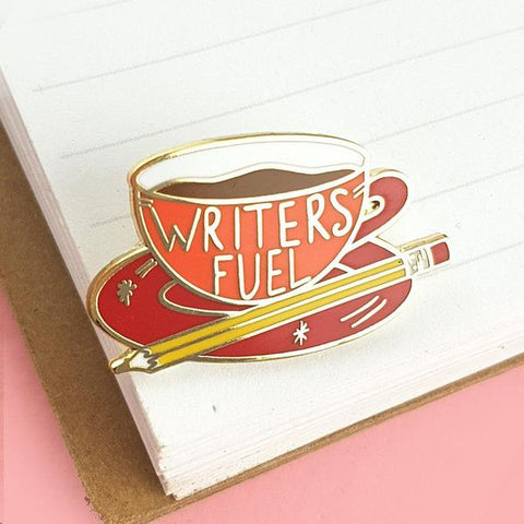 Writer's Fuel Lapel Pin
